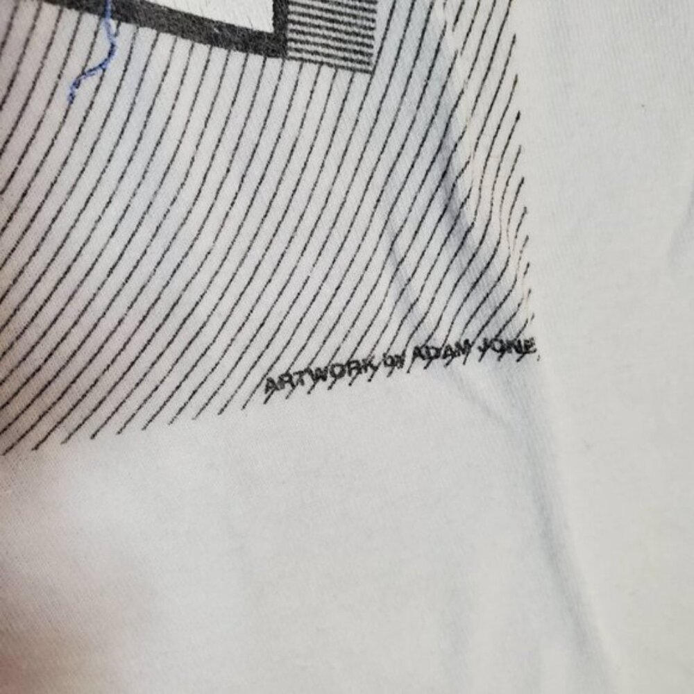 Tool Men Shirt Small White Rock Band‎ Skeleton  Los Angels California Tee READ - Picture 4 of 10